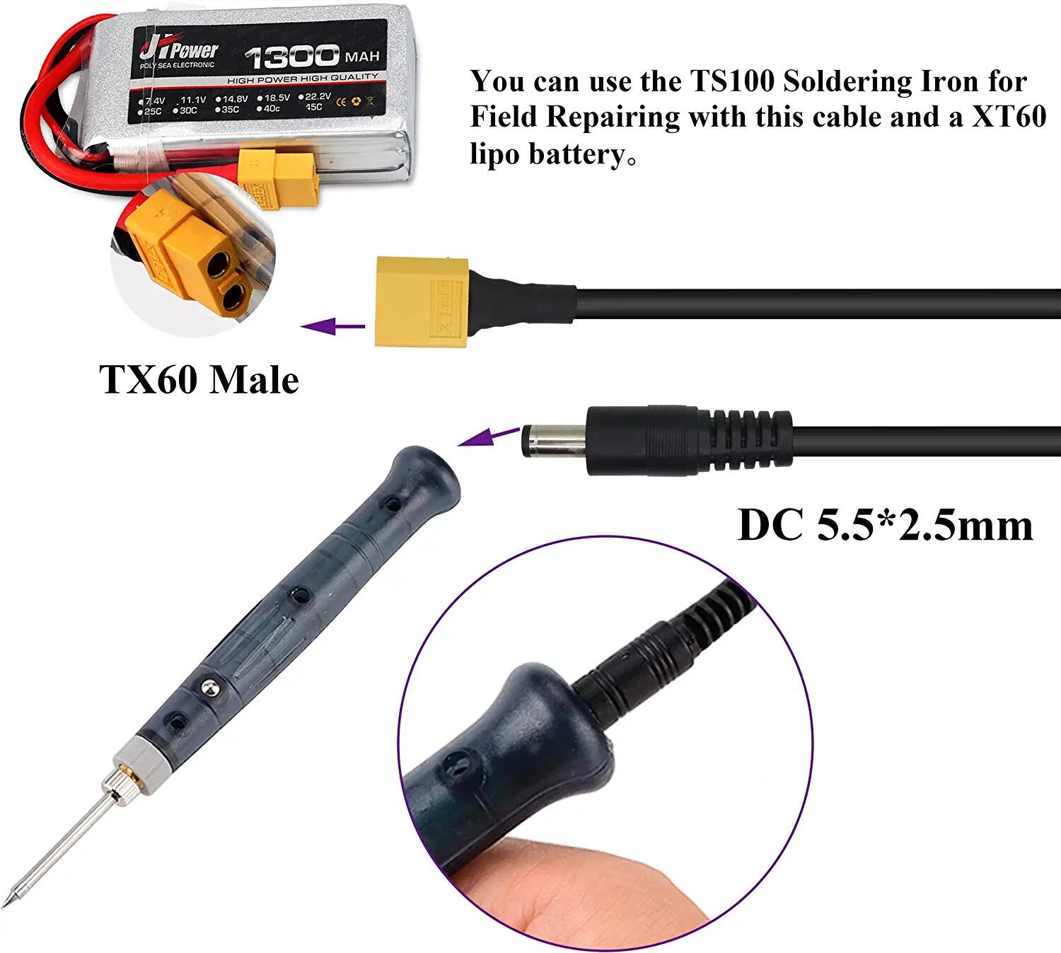 XT60 Kabel Adaptor XT60 Male K - Drone Racing Gate ulasan dan harga